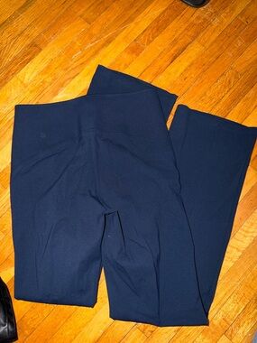 Lululemon High-Waist Navy Flare Pants